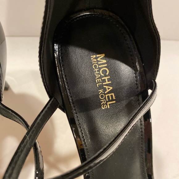 Michael Kors Ava patent sandals black leopard 10 - Picture 6 of 8